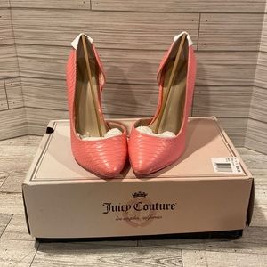 Juicy Couture Pink Heels Size 6
